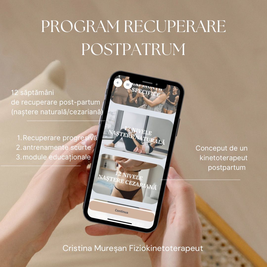 Program online de recuperare postpartum